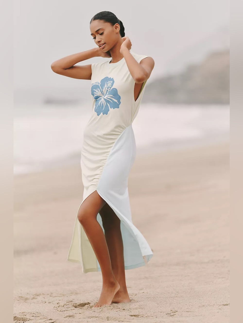 Celadine x Anthropologie Celandine Bungy Tee Midi Dress NWOT Small MSRP $98